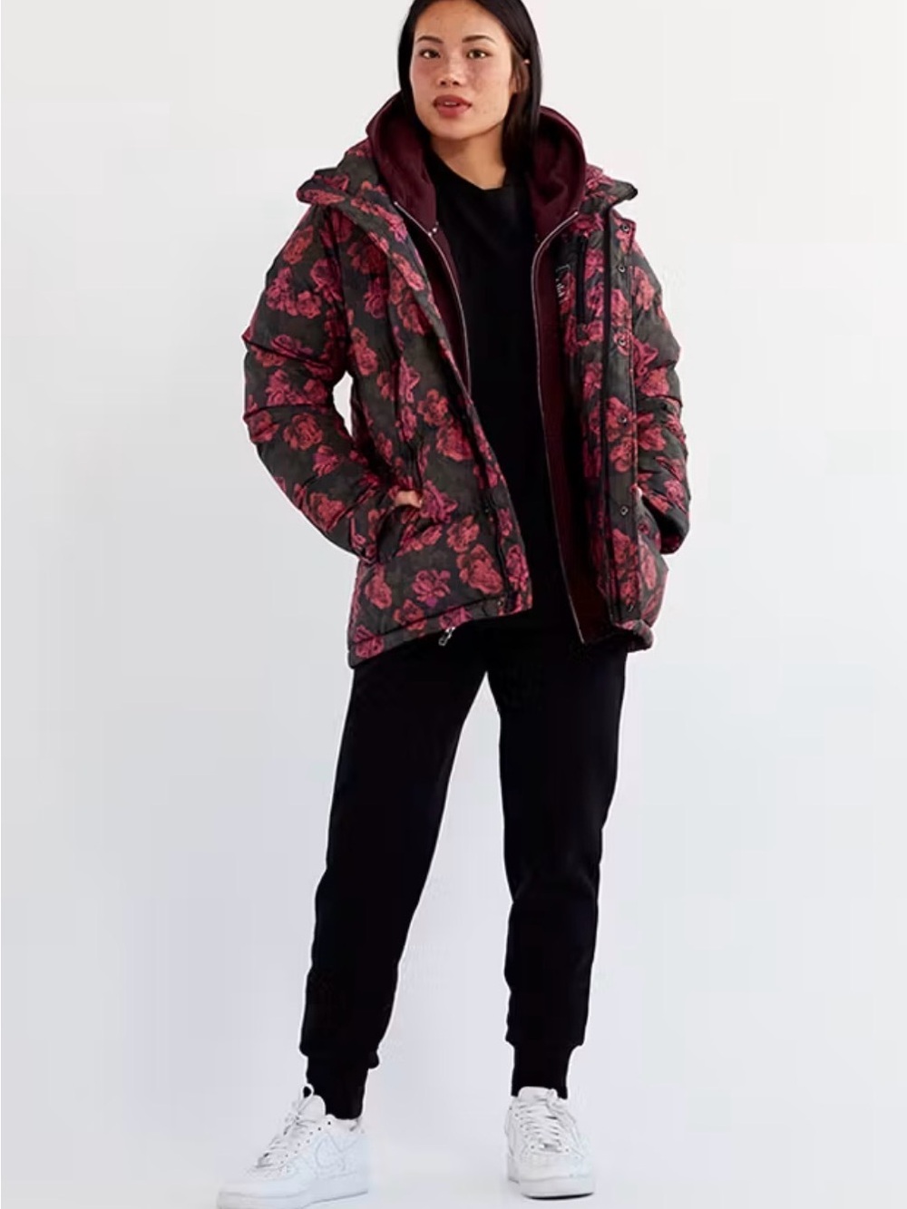 TNA Floral Super Puff Jacket